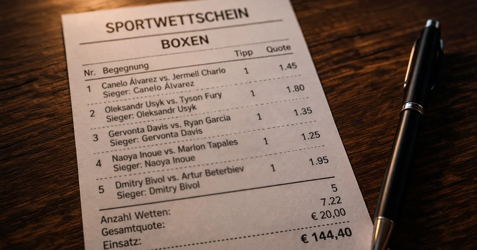 Kombiwette Boxen — Chancen, Risiken & Rechenbeispiel | RINGGELD